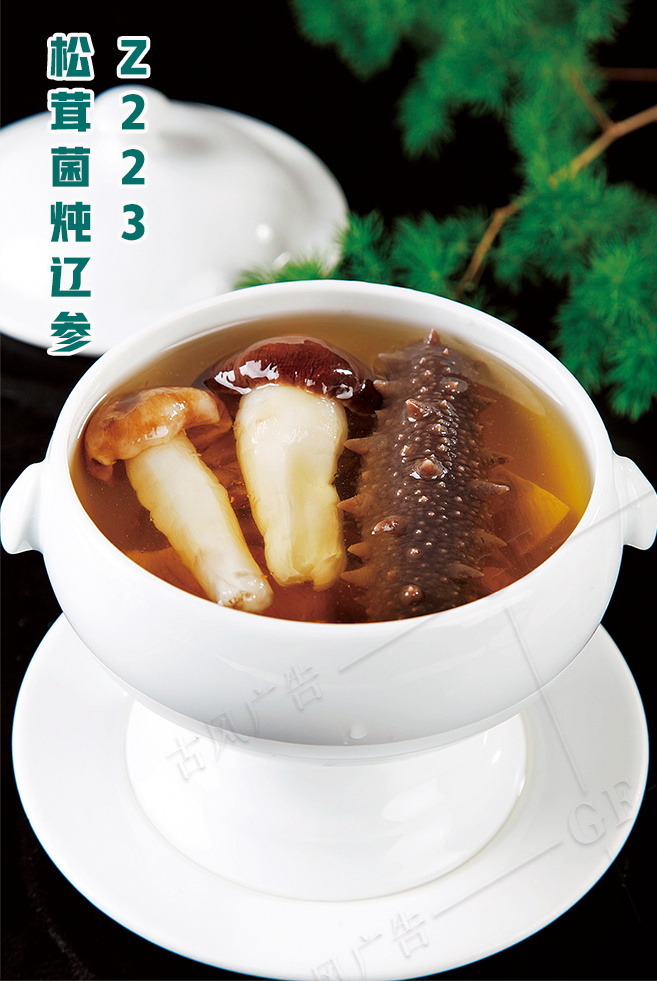 Z223松茸菌炖遼參