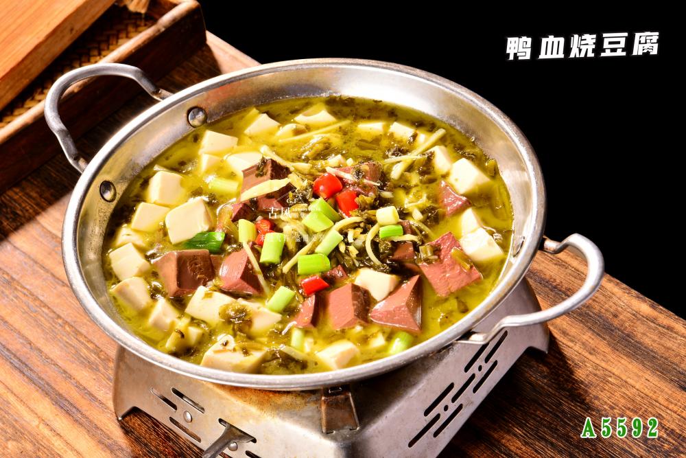 A5592鵝血燒豆腐 鴨血燒豆腐