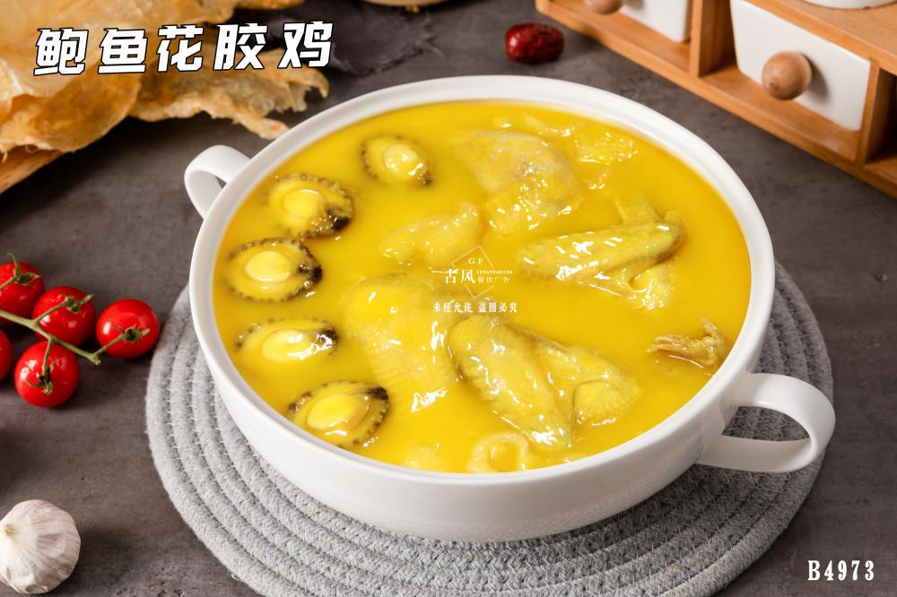 B4973鮑魚花(huā)膠雞