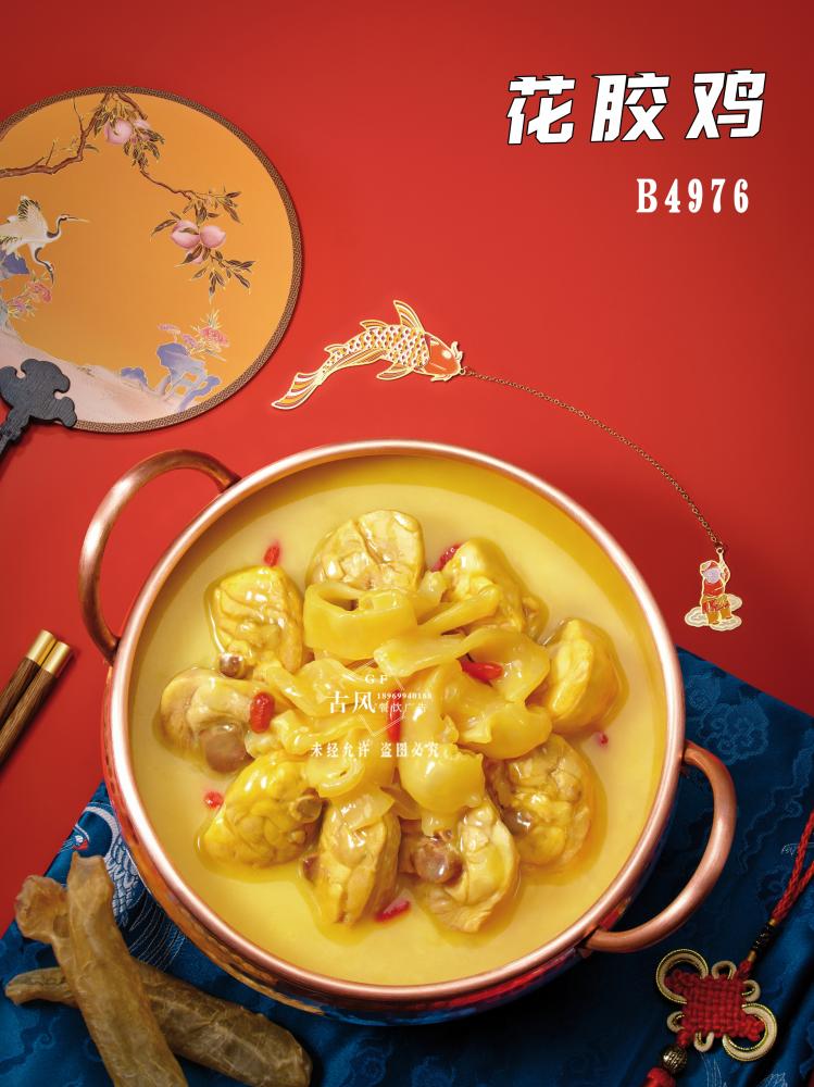 B4976花(huā)膠雞