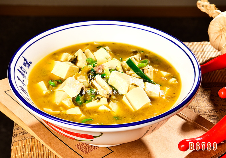 B6789鮮椒酸菜炖豆腐
