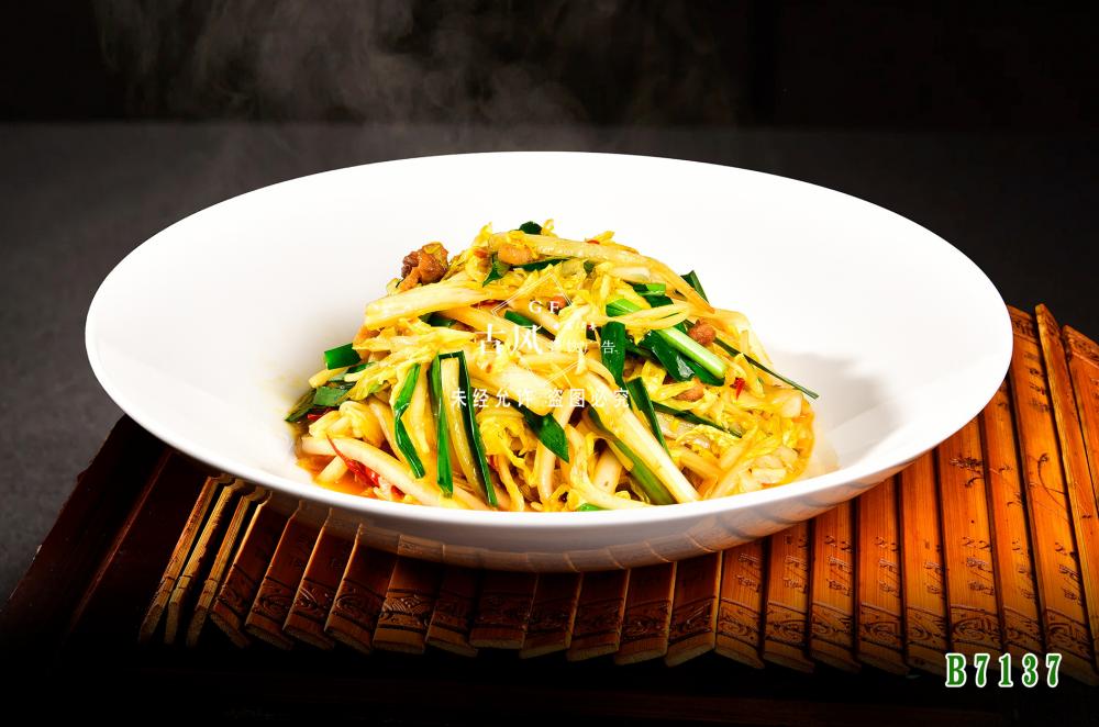 B7137鹹肉炒娃娃菜